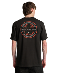 The Billabong Mens Rotor T-Shirt in Washed Black