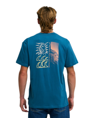 The Billabong Mens The Feeling T-Shirt in Real Teal