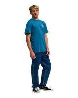The Billabong Mens The Feeling T-Shirt in Real Teal