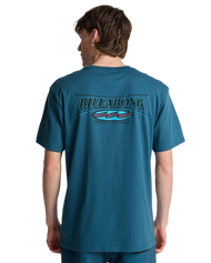 The Billabong Mens Burleigh T-Shirt in Real Teal
