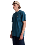 Icon Wave T-Shirt in Real Teal