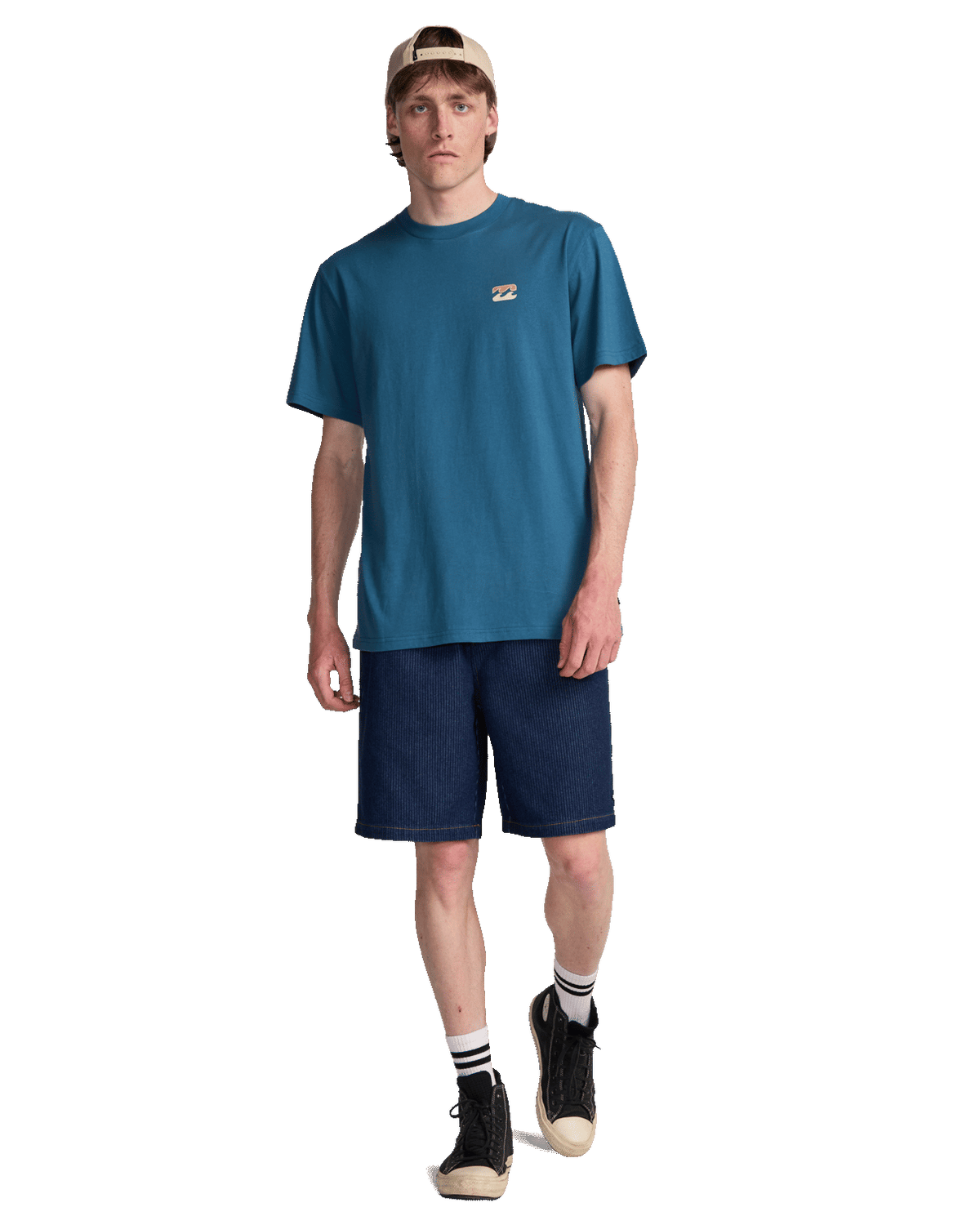 Icon Wave T-Shirt in Real Teal