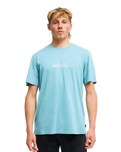 The Billabong Mens Word Mark T-Shirt in Blue Haze