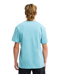 The Billabong Mens Word Mark T-Shirt in Blue Haze