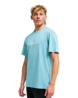 The Billabong Mens Word Mark T-Shirt in Blue Haze