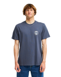 The Billabong Mens Rotor T-Shirt in Ombre Blue