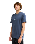 The Billabong Mens Arch Diamond T-Shirt in Ombre Blue