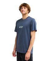 The Billabong Mens Arch Diamond T-Shirt in Ombre Blue
