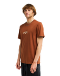 The Billabong Mens Arch Diamond T-Shirt in Tortoise Shell