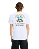 The Billabong Mens Island Beats T-Shirt in White