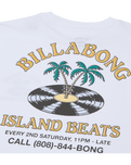 The Billabong Mens Island Beats T-Shirt in White