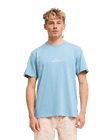 The Billabong Mens Droppin T-Shirt in Blue Fog