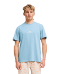 The Billabong Mens Droppin T-Shirt in Blue Fog
