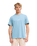 The Billabong Mens Droppin T-Shirt in Blue Fog