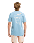 The Billabong Mens Droppin T-Shirt in Blue Fog