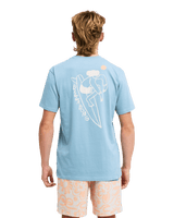 The Billabong Mens Droppin T-Shirt in Blue Fog