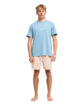 The Billabong Mens Droppin T-Shirt in Blue Fog
