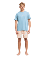 The Billabong Mens Droppin T-Shirt in Blue Fog
