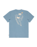 The Billabong Mens Droppin T-Shirt in Blue Fog