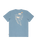 The Billabong Mens Droppin T-Shirt in Blue Fog