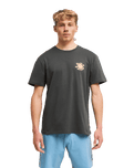 The Billabong Mens Ty Williams Sun Rays T-Shirt in Raven