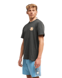 The Billabong Mens Ty Williams Sun Rays T-Shirt in Raven