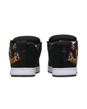 The DC Shoes Womens Court Graffik Shoes in Cheetah & Black