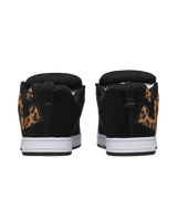 The DC Shoes Womens Court Graffik Shoes in Cheetah & Black
