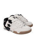 The DC Shoes Mens Command Shoes in Lily White & Black