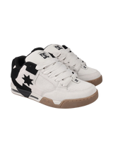 The DC Shoes Mens Command Shoes in Lily White & Black