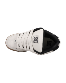 The DC Shoes Mens Command Shoes in Lily White & Black