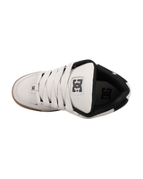 The DC Shoes Mens Command Shoes in Lily White & Black