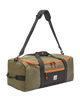 The Passenger Boondocker 30L Duffel in True Black & Khaki Green