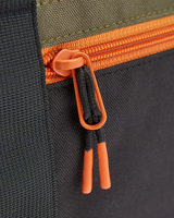 The Passenger Boondocker 30L Duffel in True Black & Khaki Green