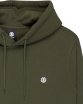 Icon Embroidered Hoodie in Forest Night