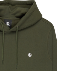 Icon Embroidered Hoodie in Forest Night