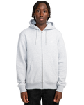 The Element Mens Cornell Classic Zip Hoodie in Mid Grey Heather