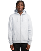 The Element Mens Cornell Classic Zip Hoodie in Mid Grey Heather