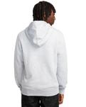 The Element Mens Cornell Classic Zip Hoodie in Mid Grey Heather