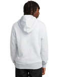 The Element Mens Cornell Classic Zip Hoodie in Mid Grey Heather