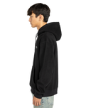 Capsule Rain Polar Hoodie in Flint Black