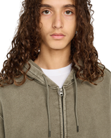 Cargo Zip Hoodie in Forest Night