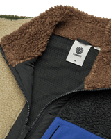 The Element Mens Oak Sherpa Jacket in Multi