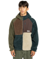 Wolfe Sherpa Reversible Fleece Jacket in Multicolour