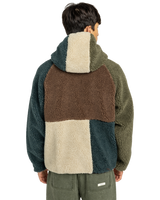 Wolfe Sherpa Reversible Fleece Jacket in Multicolour