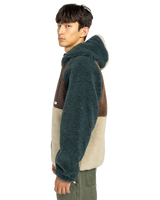 Wolfe Sherpa Reversible Fleece Jacket in Multicolour