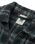 The Element Mens Fuzzy Check Jacket in Brushed Plaid Dark Slate