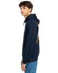 The Element Mens Timber Novel Hoodie in Eclispe Navy