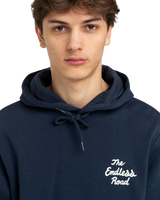 The Element Mens Timber Novel Hoodie in Eclispe Navy