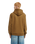 The Element Mens Square Hoodie in Sepia